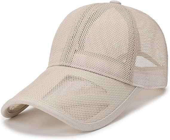 Mesh Baseball Cap for Men Women Summer Breathable Cap Trucker Hat Outdoor Sports Running Hat