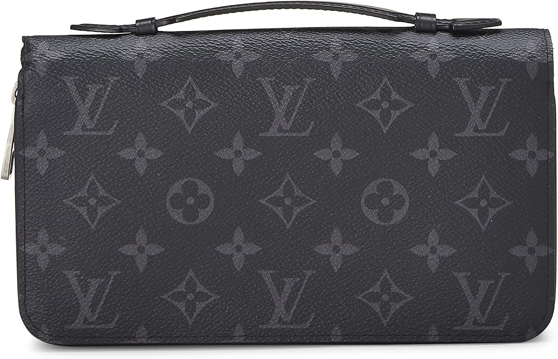 Pre-loved Black Monogram Eclipse Zippy XL, Black