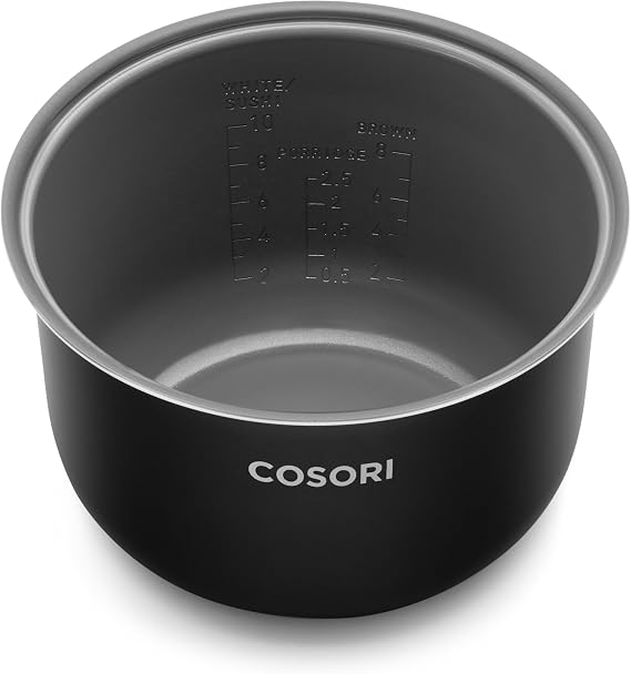 Cosori Rice Cooker 10 Cup Inner Pot, Ceramic Coating, CRC-R501-KUS Only | Non-Stick Ceramic Coating, Easy to Clean, BPA, PFOA & PFOS-Free, Dishwasher Safe, Large Capacity for Family Meals