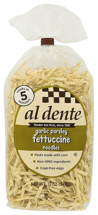 Al Dente Garlic Parsley Fettuccine, 12 OZ