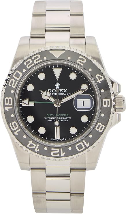 Pre-loved Black GMT-Master II 116710LN 40MM, Black