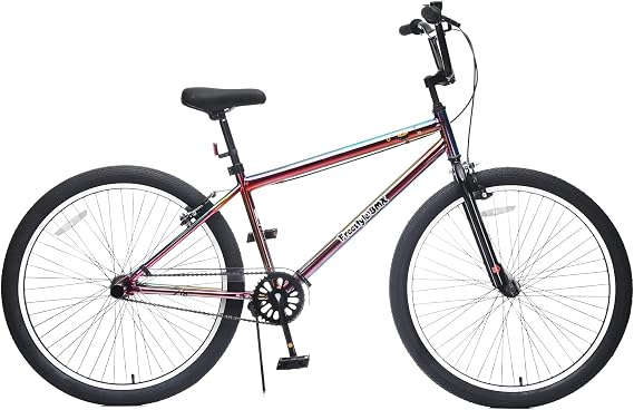 26 Inch BMX Style Mountain Bike for Teen Bike and Men Women Bikes,MTB Single 1 Speed Bicycle,Kids Bike from Beginner-Level BMX to Advanced Riders with 4 Pegs,Youth Bikes,3 Colors
