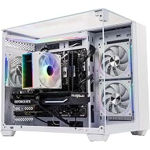 GTR Gaming PC | Ryzen 5 5600X | RTX 5060 Ti | 32GB DDR4 3600MHz RAM | 1TB NVMe SSD | 750W 80+ Bronze PSU | ARGB White Case | Windows 11 | WiFi
