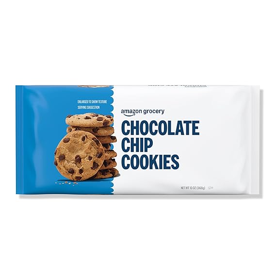 Amazon Grocery, Chocolate Chip Cookies, 13 Oz