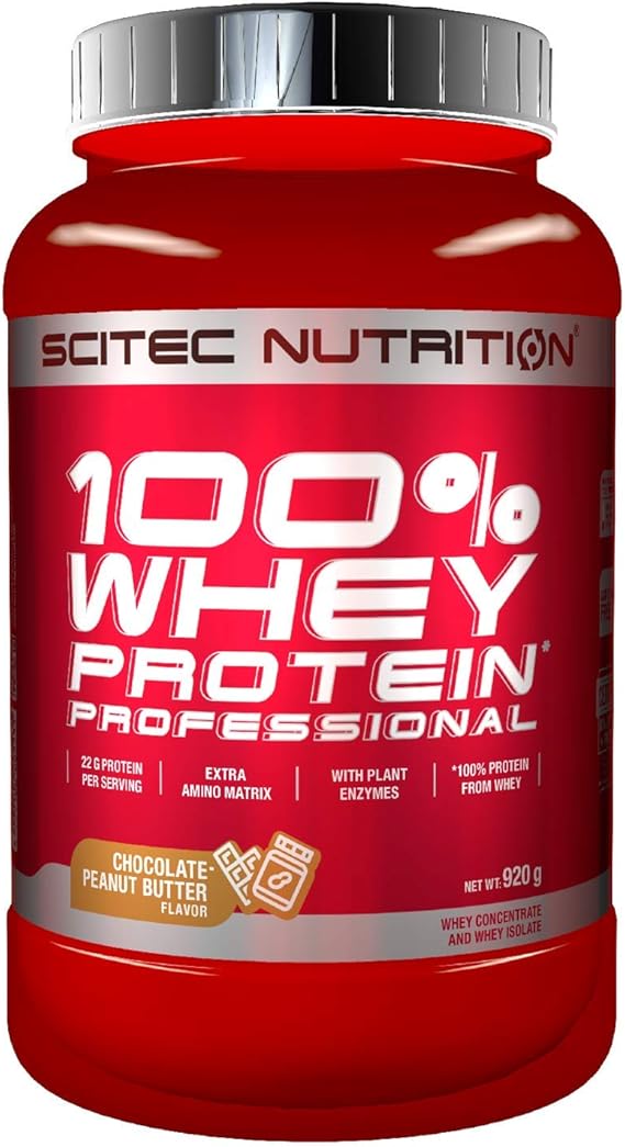 Scitec Nutrition 100% whey Protein Professional - 2 lbs - Chocolat Peanut Butter