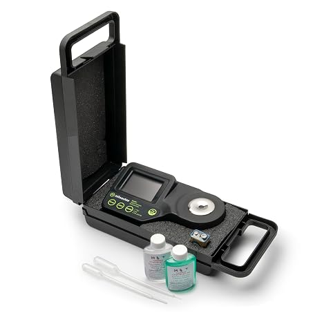 Milwaukee Salinity Digital Refractometer with Carrying Case for Saltwater Aquariums - MA887BOX