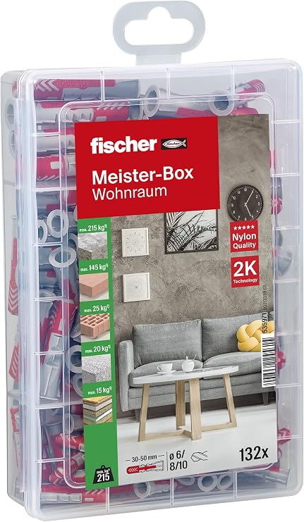 Fischer Master Box with Wall Plugs SX, 535971