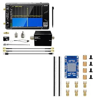 AURSINC TinySA Ultra+ Spectrum Analyzer 4inch - V0.4.6 100kHz-5.4GHz (with 50W Attenuator) + Testboard Kit NanoVNA Antenna Analyzer