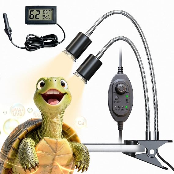 Reptile Heat Lamp Kit | Automatic Daily On-Off Cycle