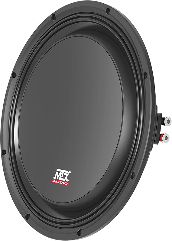 MTX 3512-04S 12 600 Watt Shallow Mount Car Audio Subwoofer Slim Sub SVC 4-ohm