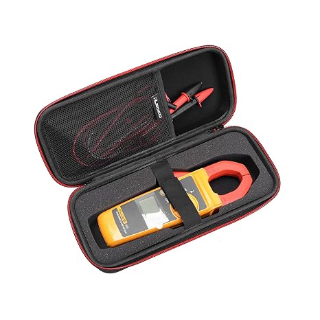 RLSOCO Carrying Case for Fluke 902 FC/376 FC/374 FC/375 FC/375/374/376/902 True-RMS Clamp Meter & Works with KAIWEETS HT208F/HT208D/HT208A Inrush Digital Clamp Meter (Case Only)
