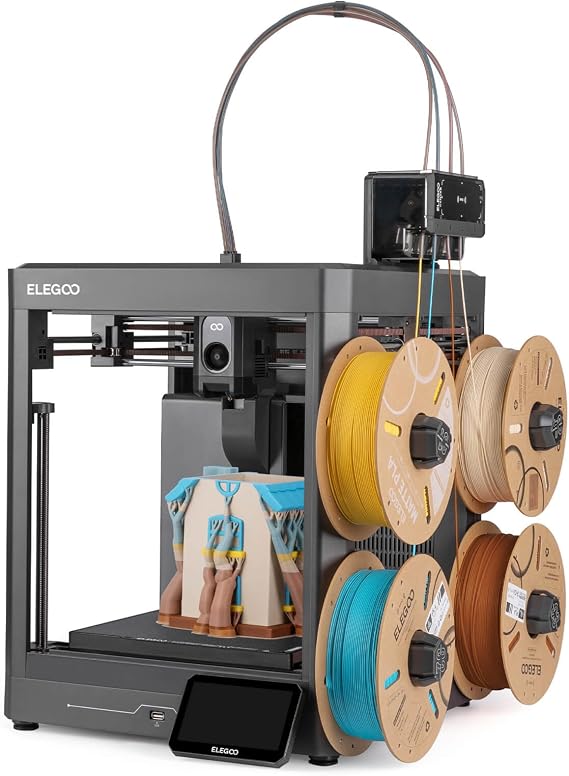 ELEGOO Centauri 2 Combo 3D Printer, Beginner-Friendly Multicolor Printing