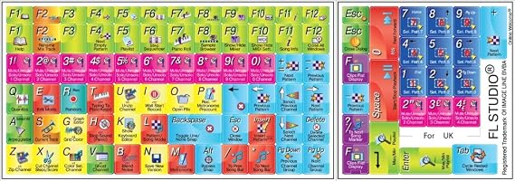 Fl Studio Editing Sticker for Keyboard
