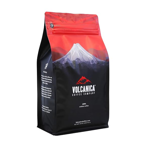 Ethiopian Natural Coffee, 100% Pure, Whole Bean, Fresh Roasted, 16-ounce