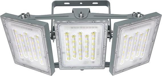 STASUN LED Floodlight Outdoor, 300W 30000LM Super Bright Security Lights with Wider Lighting Angle, 6000K Adjustable LED Spotlight, IP65 Waterproof Outdoor Light for Yard, Court, Street, Parking Lot [Energy Class E]