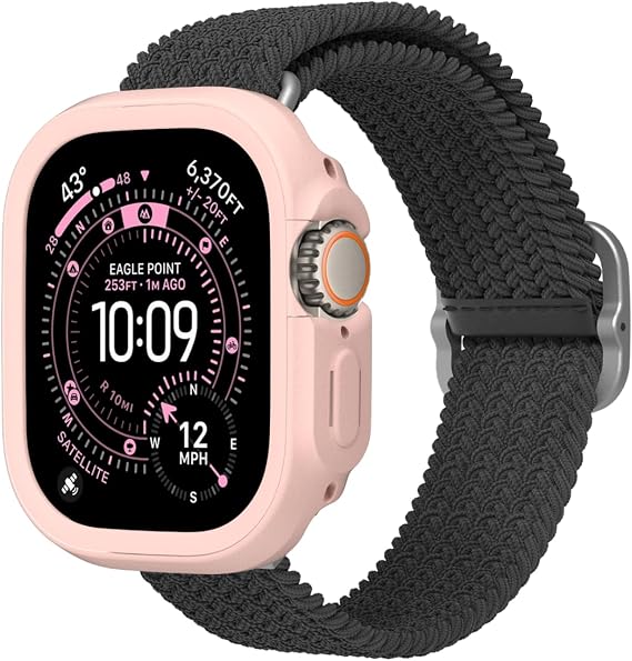 RhinoShield Bumper Case for Apple Watch Ultra 3/2 / Ultra (49 mm) | Slim Protective Case, Lightweight and Shock Absorbent
