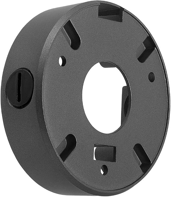 Cmple Small CCTV Dome Camera Mounting Junction Box - Dark Gray