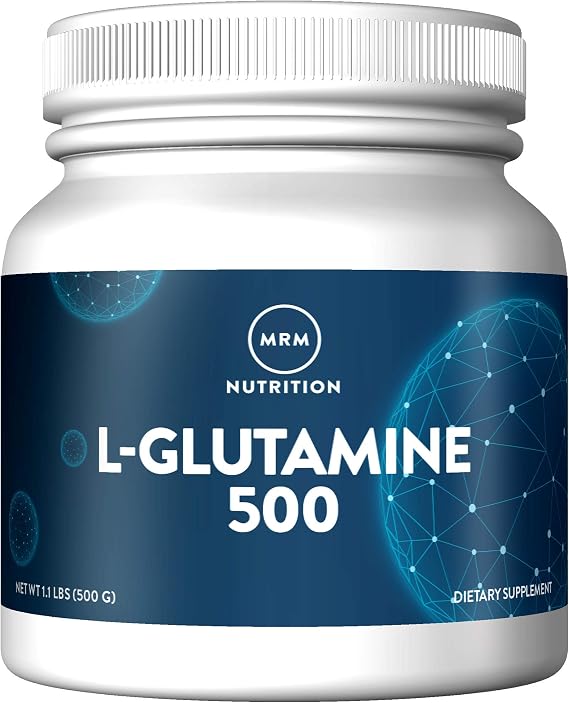 MRM Nutrition LGlutamine 500 Powder - for Women & Men - 100 Servings