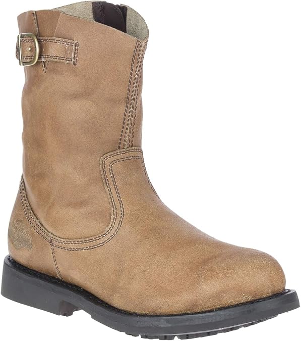 Harley-Davidson Men's Danford Black or Brown 8.5-Inch Motorcycle Boots D93704