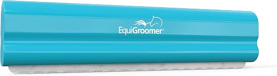 EquiGroomer 8-Inch Deshedding Brush for Dogs & Horses, Turquoise | Best for large dogs 50 lbs and up, plus horses and ponies, thick coats, stainless blade, gentle on skin