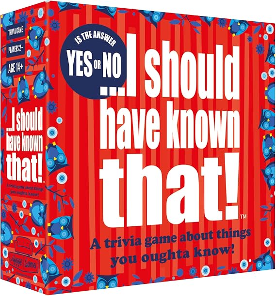 I Should Have Known That Trivia Game Yes or No Edition A Trivia Game About Things You Oughta Know