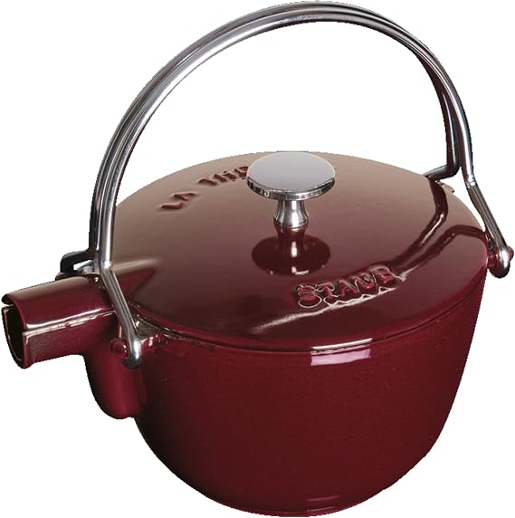 Staub 1650087 Teapot/Demlik Round 1.15 Liters