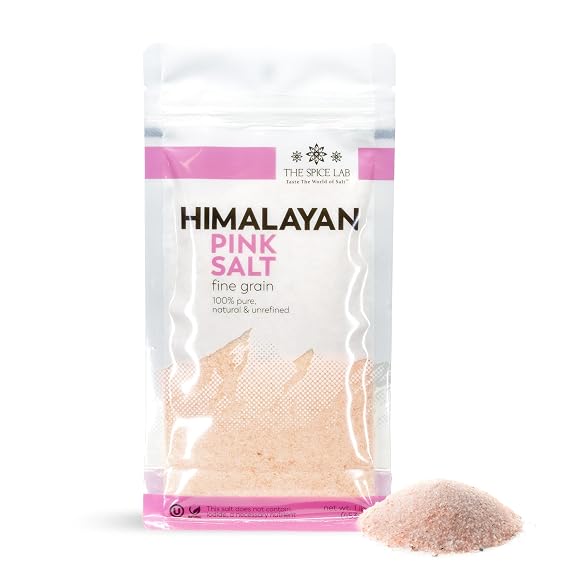 The Spice Lab Pink Himalayan Sea Salt, Fine, 1 lb Bag | All Purpose Cooking and Table Salt - Non-GMO Kosher Sea Salt - Nutrient and Mineral Dense - Certified
