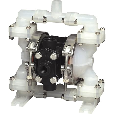 Sandpiper Air-Operated Double Diaphragm Oil Pump - 1/4in. Inlet, 4 GPM, Polypropylene/PTFE, Model Number PB1/4, TT3PA