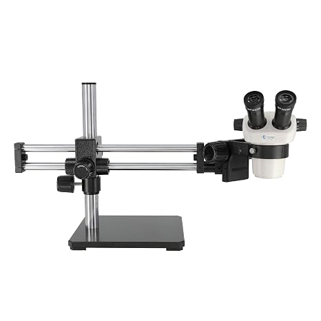 LX Microscopes by UNITRON 20714BB System 230BB Stereo-Zoom Binocular Microscope with Ball Bearing Boom Stand, 20mm
