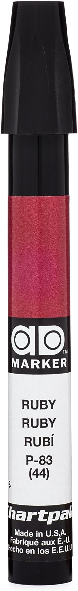 AD Marker The Original Chartpak, Tri-Nib, Ruby, 1 Each (P83)