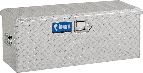 UWS EC20001 32-Inch Heavy-Wall Aluminum ATV Storage Box, RigidCore Lid , Black