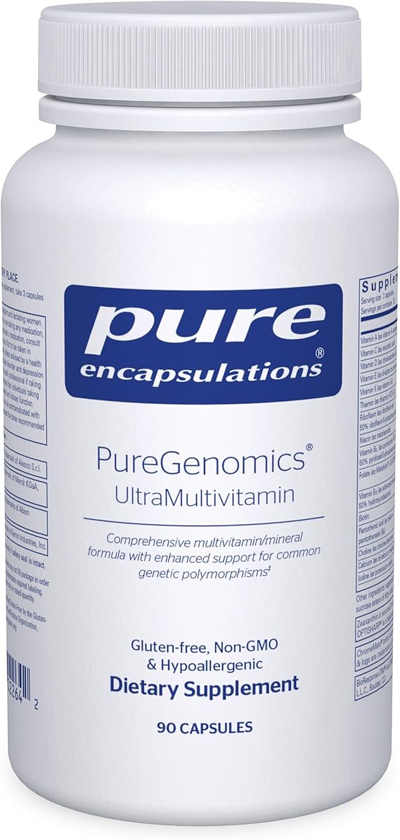 Pure Encapsulations PureGenomics UltraMultivitamin, 90 Capsules
