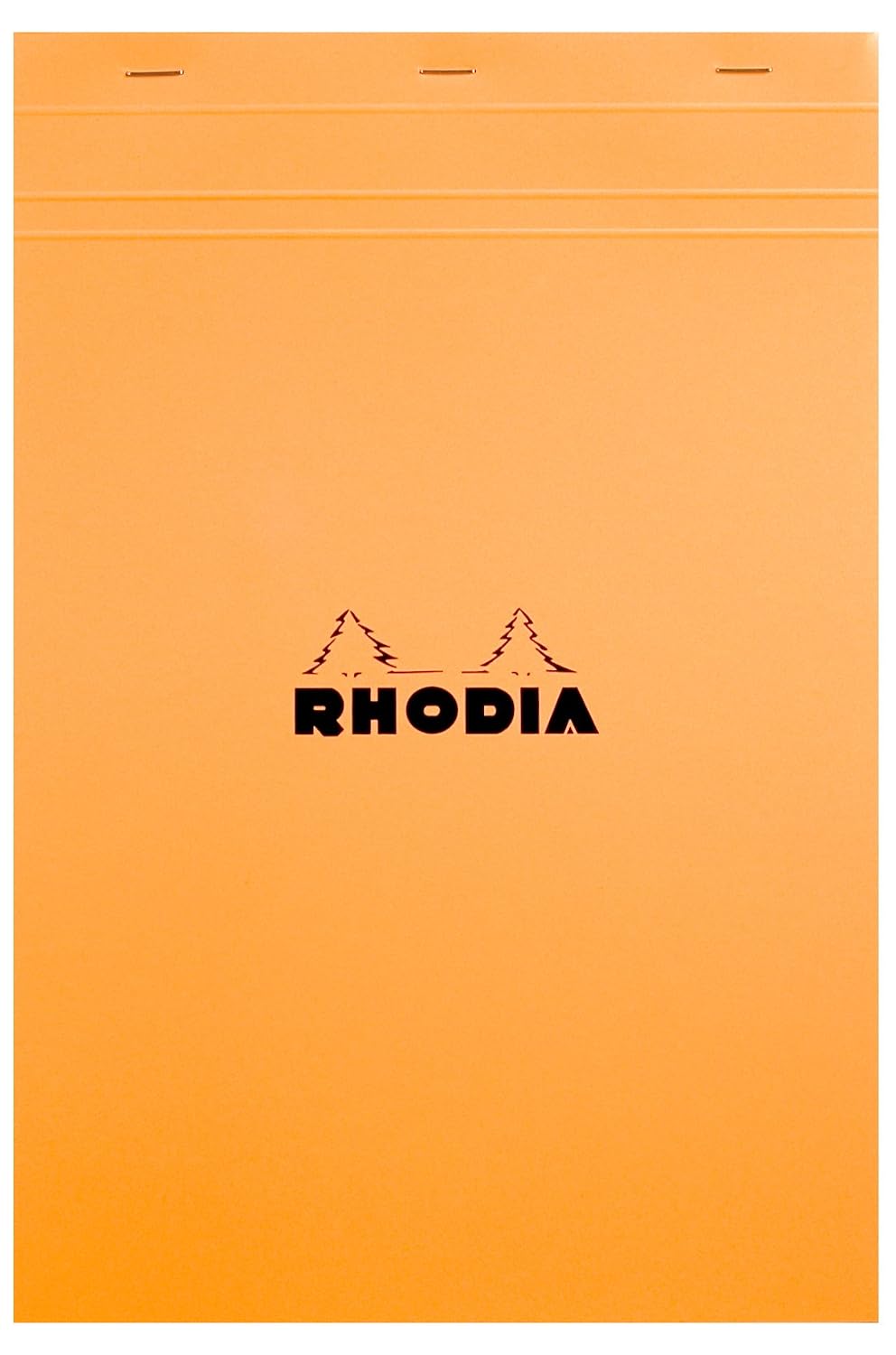 RHODIA cf18200 Notepad, No. 18 A4, 80 Sheets, 0.2 inch 5 mm Square Ruled, Water Repellent Cover, Perforated, PEFC Certified, Block Rodia, Orange