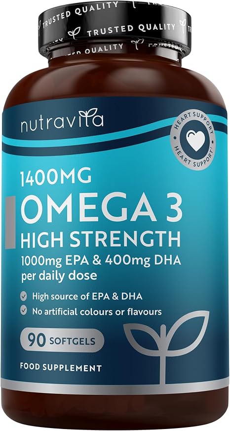 Nutravita Super Strength Omega-3 Fish Oil 2000 mg