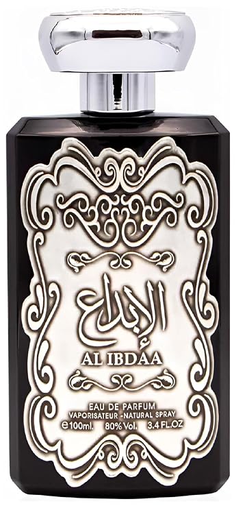 Ard Al Zaafaran Al Ibdaa Silver Eau de Parfum Spray for Men, 3.4 Ounce