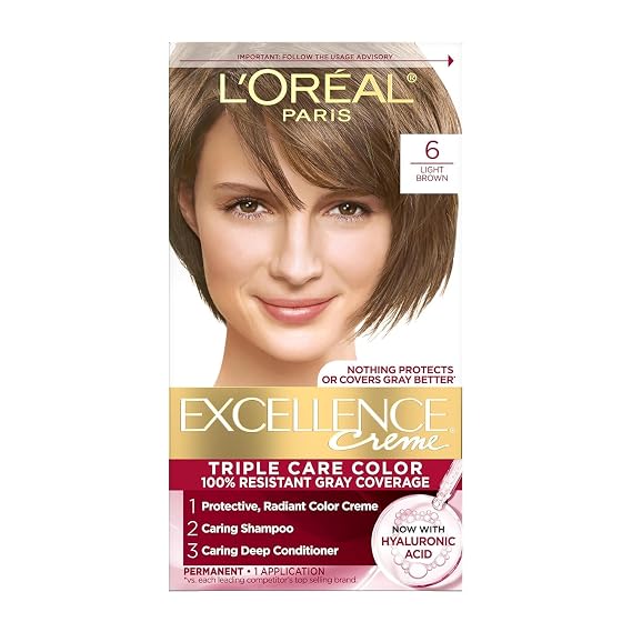 LOreal ParisExcellence Creme, Light Brown [6] 1 Each