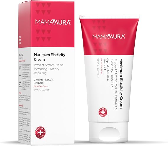 Maximum Elasticity Cream, Çatlak Karşıtı, Cilt Elastikiyetini Destekleyen ve Kaşıntı Hissini Yatıştırmaya Yardımcı Vücut Kremi, 150 ml