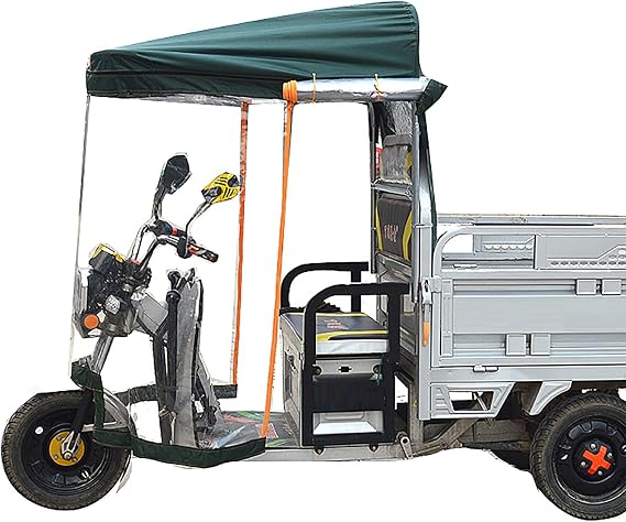 Motorcycles or SANBENGZI Cab Awning,Adult Tricycle Cover,Ideal for Heavy Duty Electric Tricycle,Protect You from Wind and Rain While Driving (Size : W:80cm/31.5in)