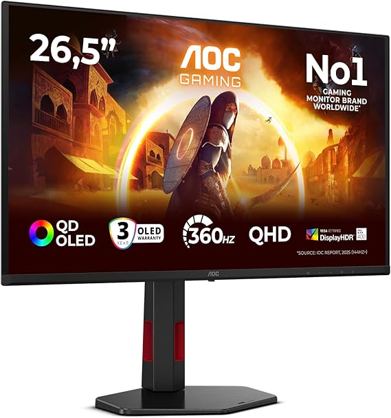 Aoc 26.5" Q27g4sdr Qd-oled 360hz Qhd
