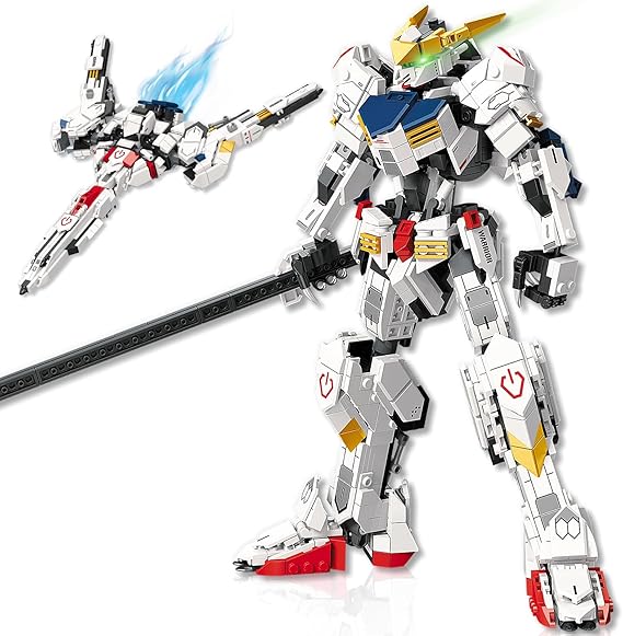 Adult Transforming Robot Assembly Set 2 in 1 City Warrior Mecha & Fighter Jet Assembly Toy Model 952 Pieces Creative Gift for Boys Children Aged 8-12