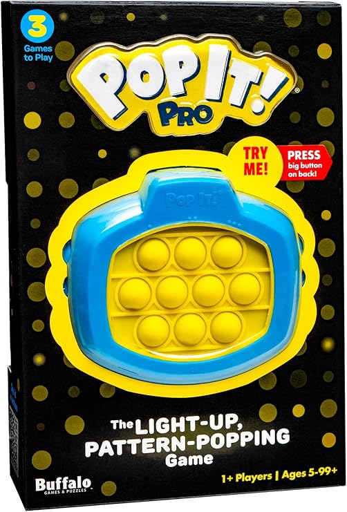 Chuckle & Roar Pop It Pro Electronic Pattern Game, Pop It Game, Ages 5+