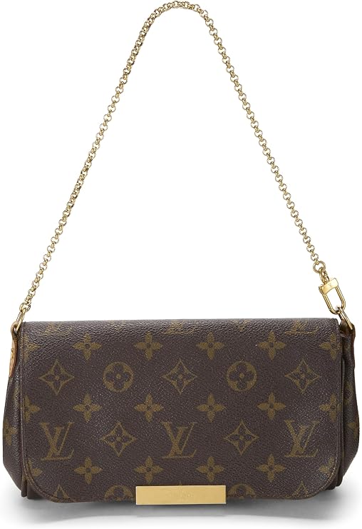 Pre-Loved Monogram Canvas Favorite PM, Brown