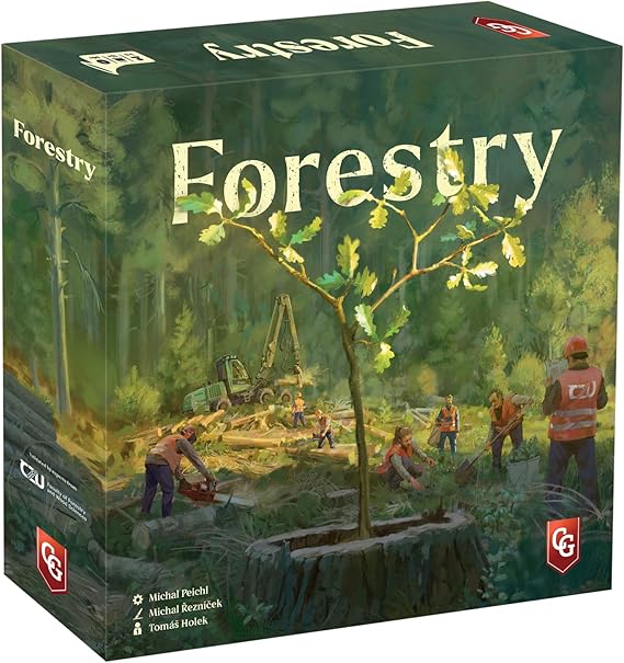 Capstone Games | Forestry | Strategy Board Game, Standalone Eurogame With Forest Stewardship, Dual Worker System And Sustainability Decisions | 1-4 Players | 70-120 Minutes | 1-4 Players, 90 Min Playtime, 14+ Age, Strategy & Resource Management, Eco-friendly Forest Management
