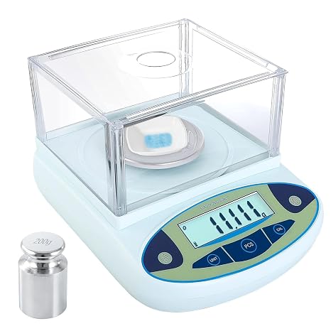 Digital Analytical Balance 500g, 0.001g Accuracy Lab Scale for Scientific Research, Jewelry, and Kitchen Use