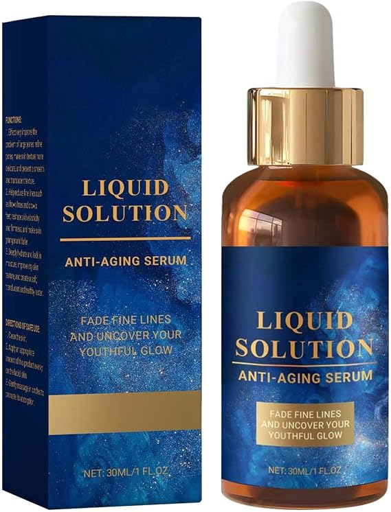 Olavitas Liquid Solution, Olavita Serum The Original, Liquid Wrinkle Reduction, Anti Aging Facial Serum, Reduce Fine Lines and Wrinkles, for All Skin Types (30ml, 1)