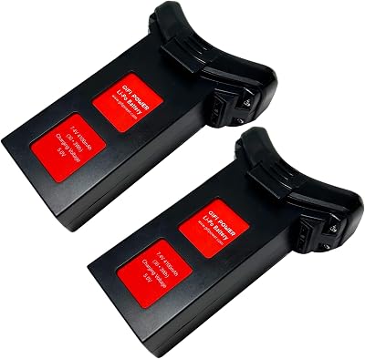 MaximalPower 7.4 V 4100mAh LiPo Battery for Holy Stone HS100 SJRC S70W RC Quadcopter 2 Pack
