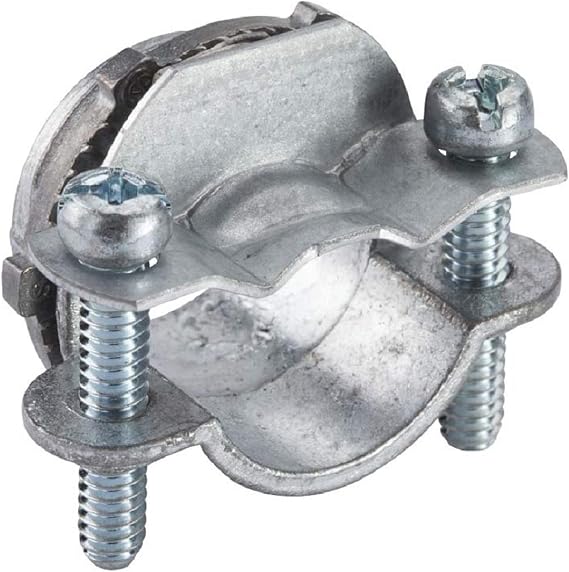 Halex, 3/4 in. Non-Metallic (NM) Twin-Screw Clamp Connectors , 20512, 5 per pack