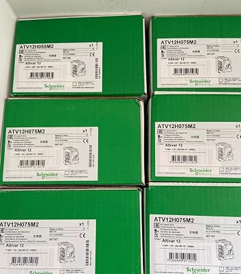 ATV12H055M2 AC Motor Drive, Variable Frequency Drive, VFD, Converter, 0.55kW, 0.75hp, 200 to 240V, 1 Phase, 3.5 A