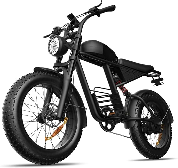 Electric Bike for Adults, 1000W/1500W/3000W Ebike 48V 15/20/35AH E Bike 20" Fat Tire 30/34/37MPH 40/47/100 Miles Adult Electric Bicycles, 3 Modes Electric Dirt Bike, All-Terrain Off-Road Motorcycle