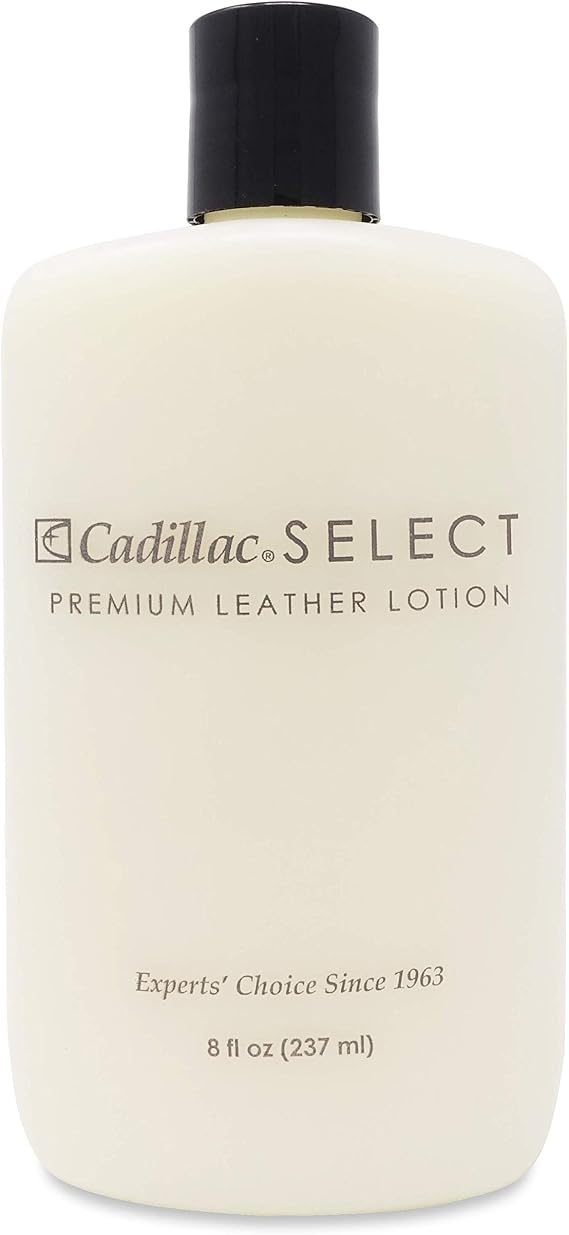 Cadillac Select Leather Lotion Cleaner & Conditioner | For handbags, sofas, jackets, furniture and purses.
